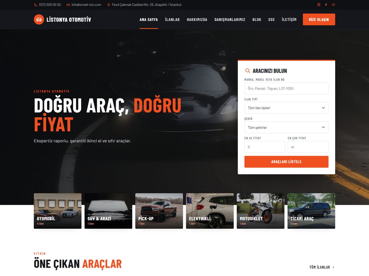 Rota teması önizlemesi